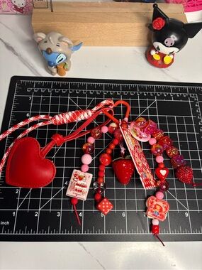 Strawberry shortcake keychain